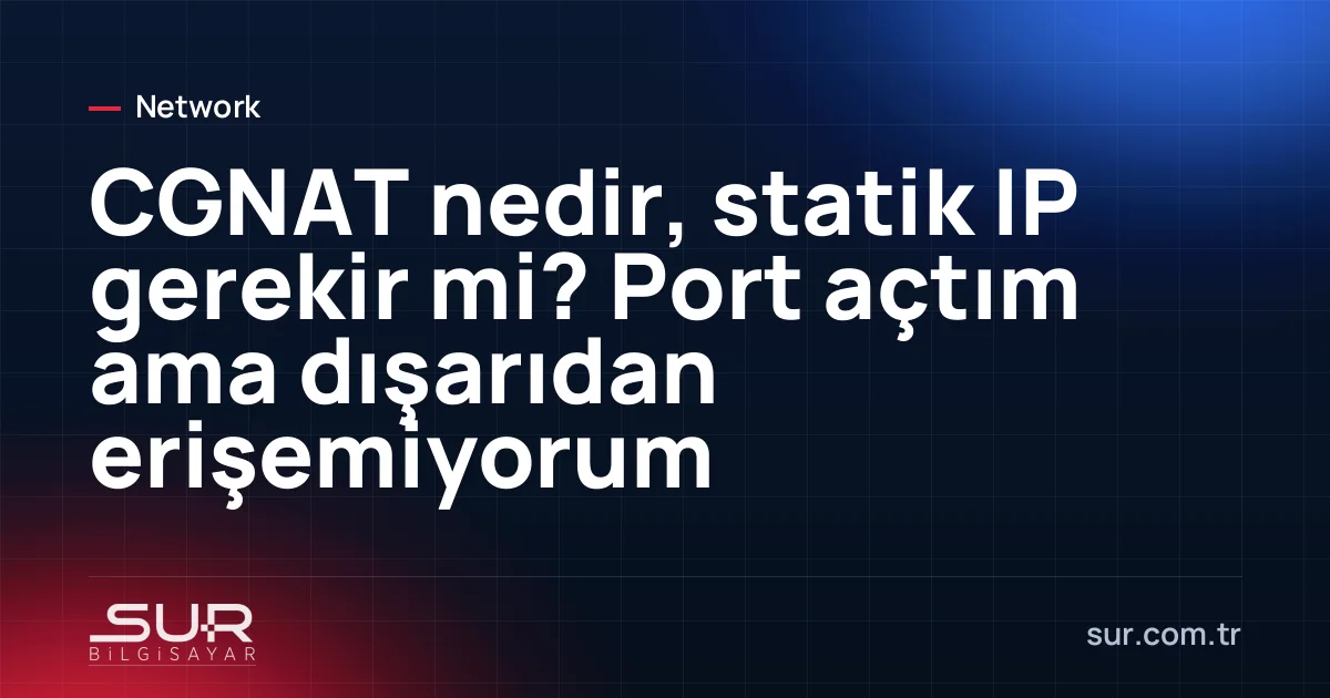 Modem arayüzündeki WAN IP adresi ile internetteki genel IP adresinin karşılaştırması