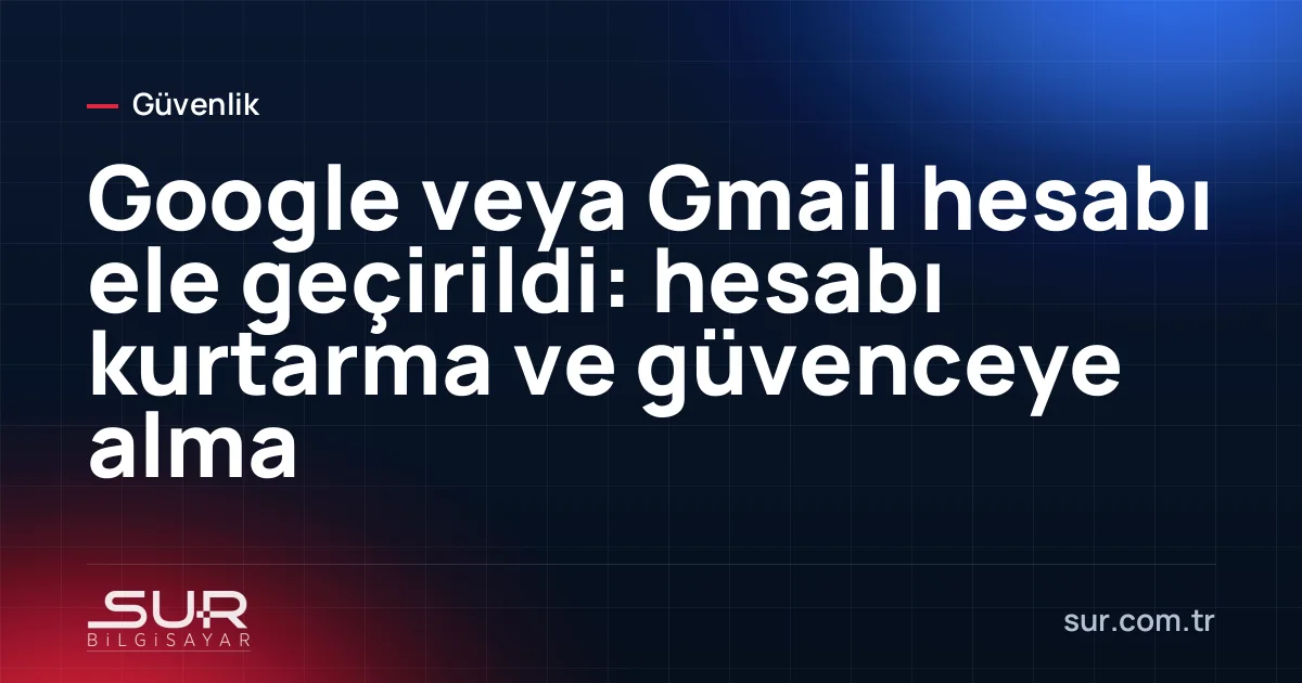 Telefonda Google hesabı güvenlik uyarısı ve şüpheli giriş bildirimi