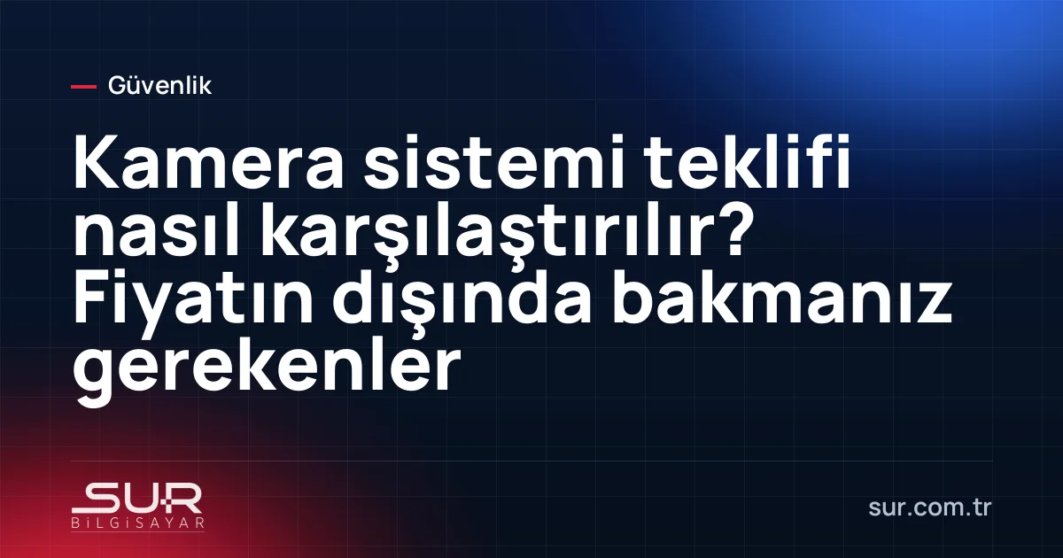 Masada yan yana duran iki kamera sistemi teklifi ve not alan kullanıcı