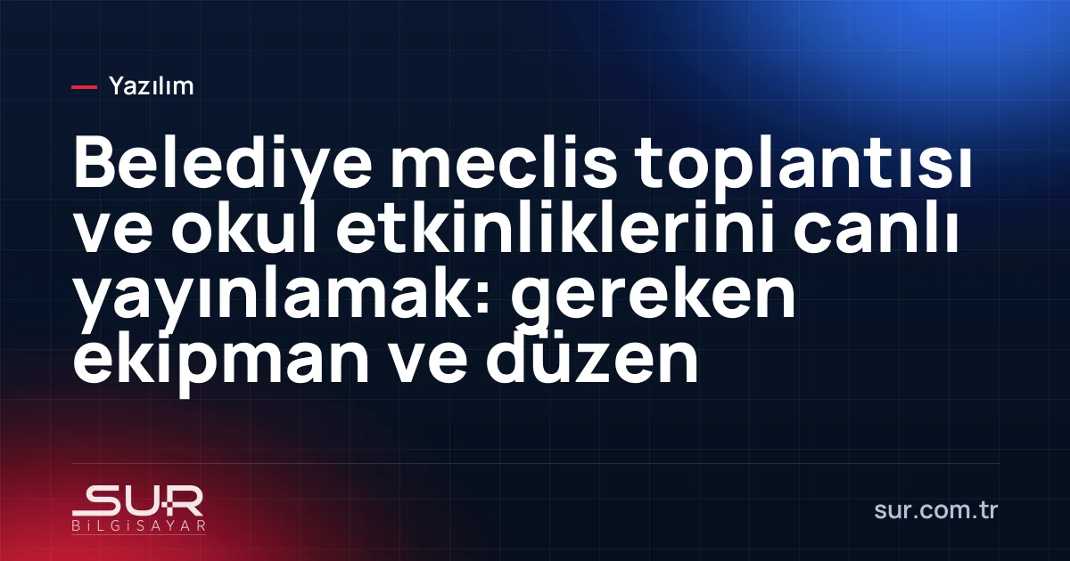 Meclis salonunda kameralar ve yayın masası
