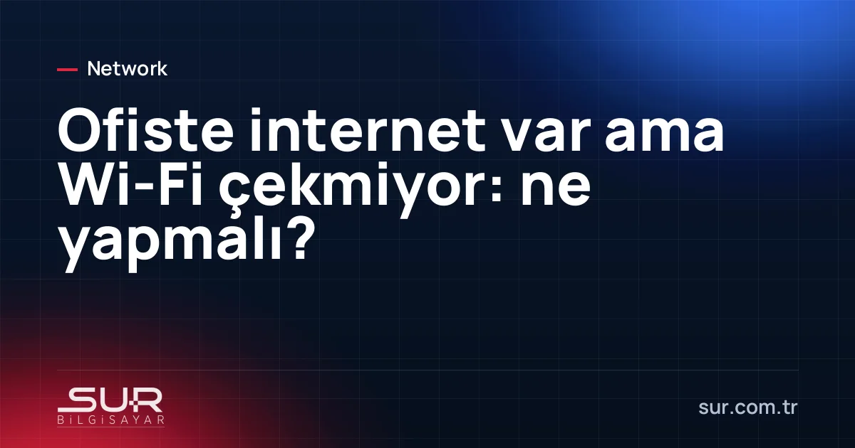Ofis kat planı üzerinde birden fazla access point ile kablosuz ağ kapsama alanı