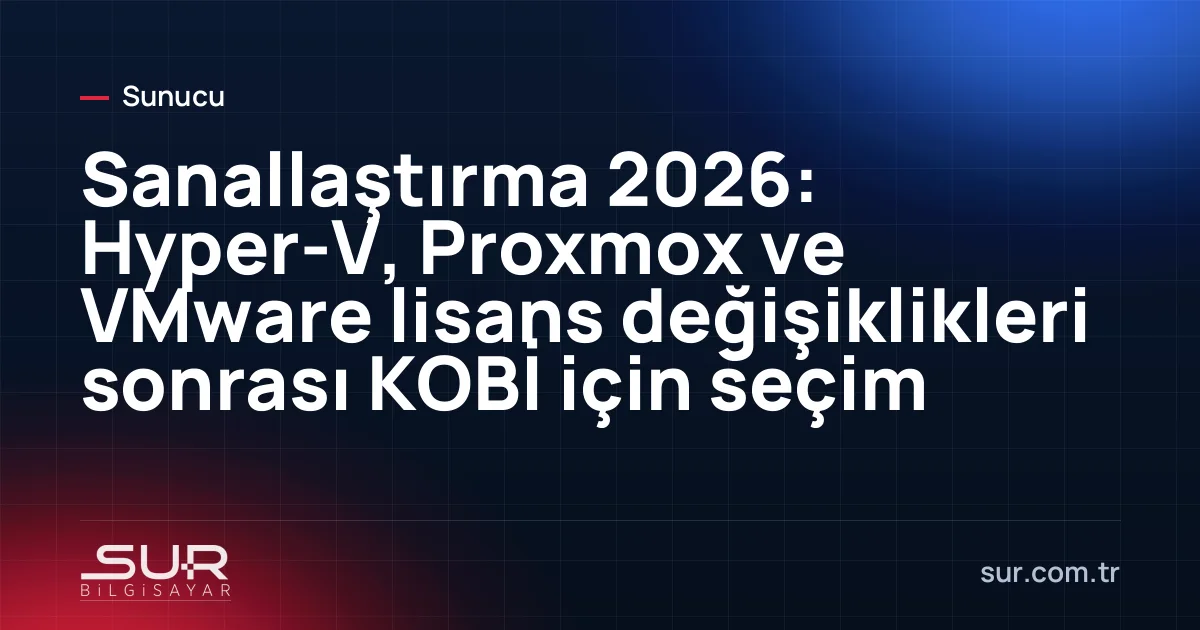 Tek fiziksel sunucu üzerinde çalışan birden fazla sanal sunucu şeması