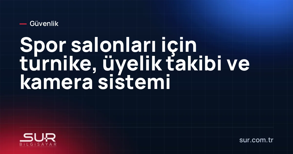 Spor salonu girişinde turnike ve kart okuyucu