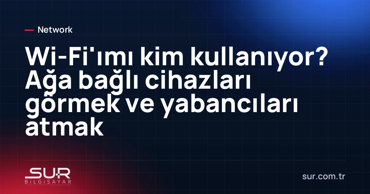 Modem arayüzünde bağlı cihazlar listesi ve tanımsız bir cihaz