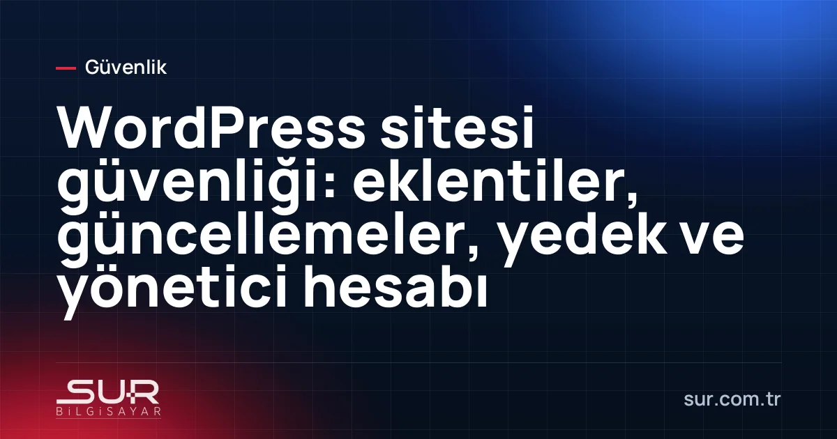 WordPress yönetim panelinde eklenti güncelleme uyarıları