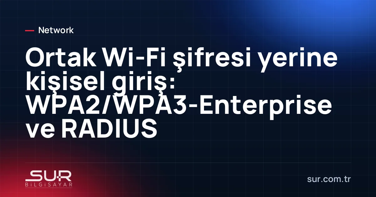 Laptopta kurumsal Wi-Fi için kullanıcı adı ve şifre giriş penceresi